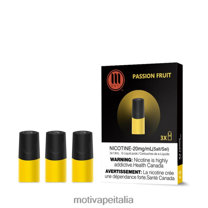 MOTI Vape Amazon - MOTI cialde classiche 440BHX109 ghiaccio al frutto della passione