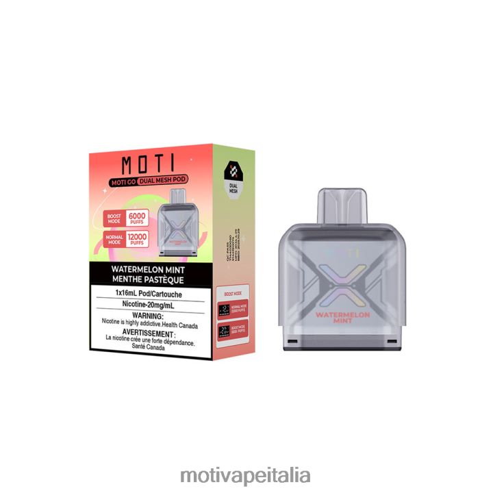 MOTI Vape Milano - MOTI Go Pro capsula usa e getta 440BHX92 gomma da masticare all\'anguria