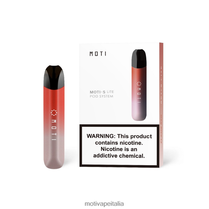 MOTI Vape Pods - MOTI S Lite dispositivo premium 440BHX114 rosso fiamma