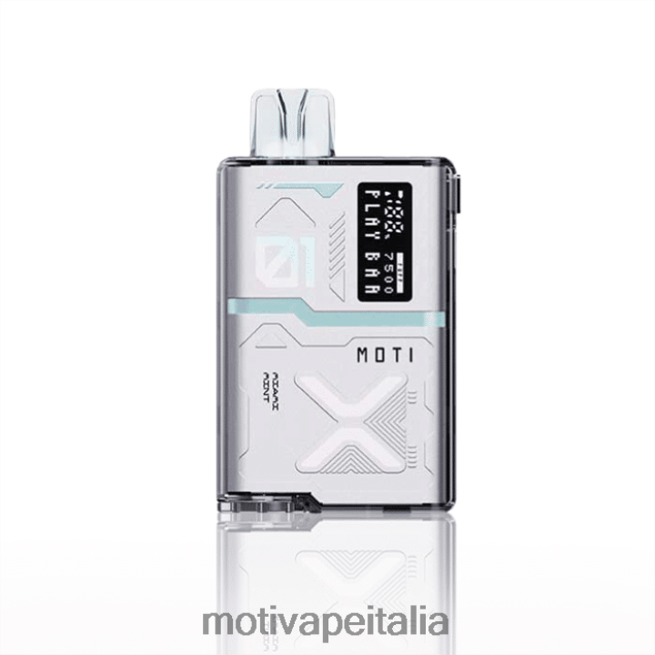 MOTI Vape Amazon - MOTI Play Bar 7500 vaporizzatori usa e getta (5%, 7500 boccate) 440BHX59 menta di miami