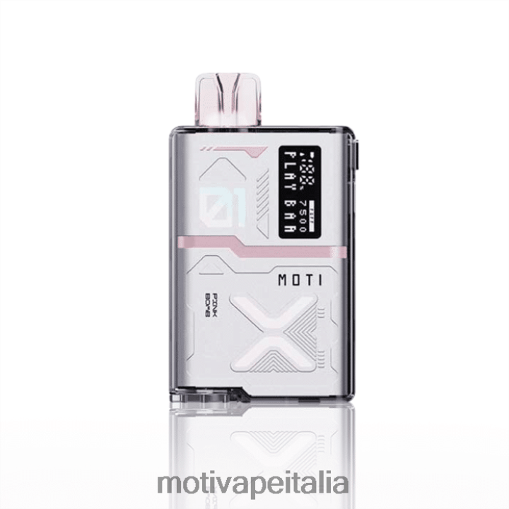 MOTI Vape For Sale - MOTI Play Bar 7500 vaporizzatori usa e getta (5%, 7500 boccate) 440BHX58 bomba rosa