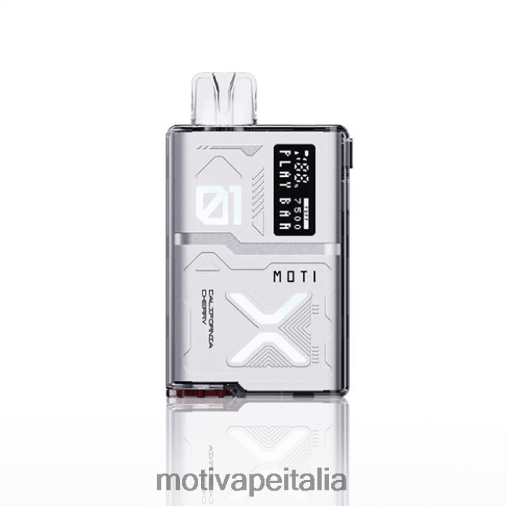 MOTI Vape Italia - MOTI Play Bar 7500 vaporizzatori usa e getta (5%, 7500 boccate) 440BHX61 ciliegia californiana