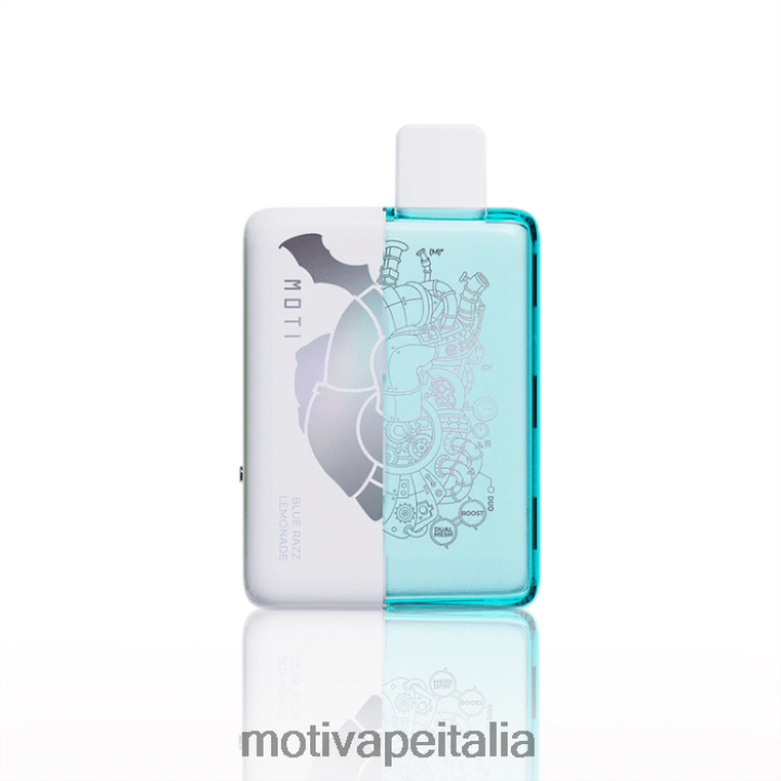 MOTI Vape Pods - MOTI Duo 9000 vaporizzatori usa e getta (5%, 9000 boccate) 440BHX64 limonata blu razz