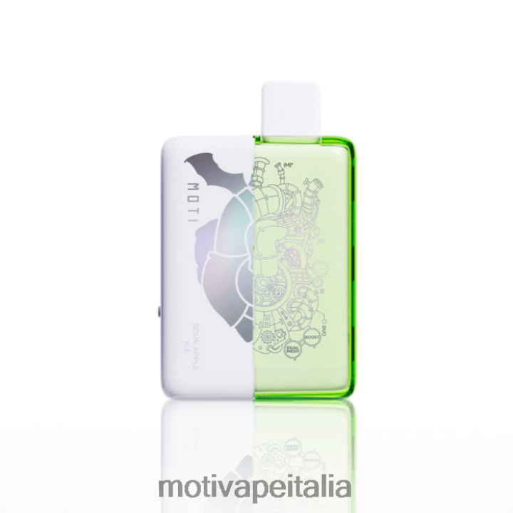 MOTI Vape Review - MOTI Duo 9000 vaporizzatori usa e getta (5%, 9000 boccate) 440BHX65 ghiaccio di mela acida