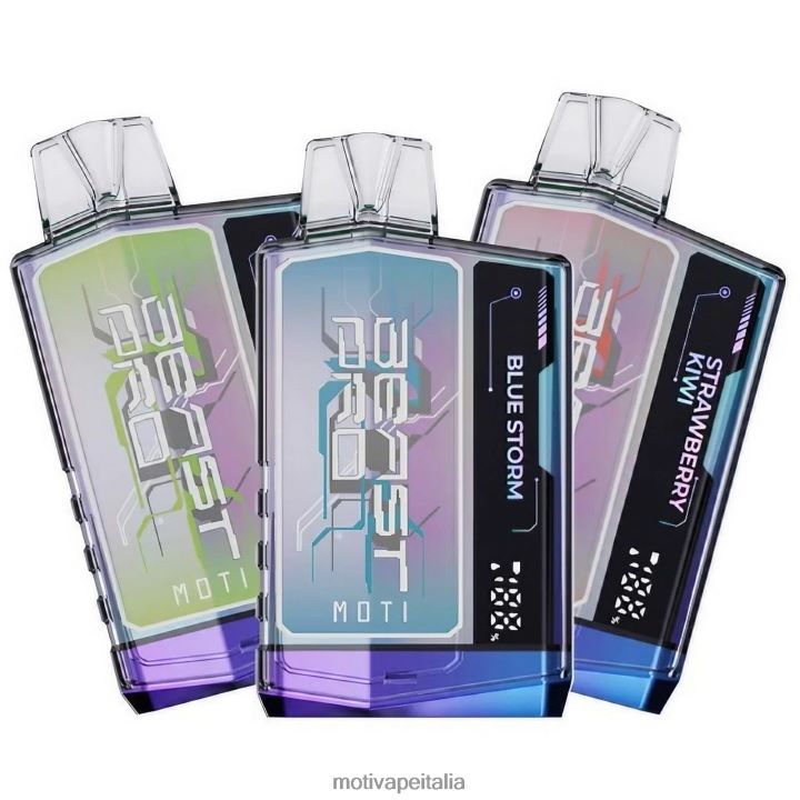 MOTI Vape Review - MOTI Beast Pro vaporizzatore usa e getta (5%, 10000 boccate) 440BHX45 ghiaccio d\'uva