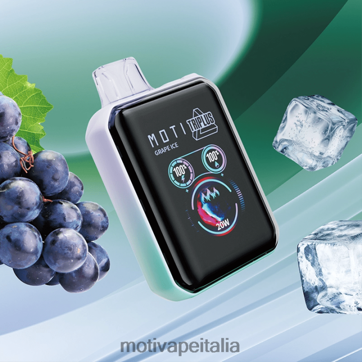 MOTI Vape Amazon - MOTI Triplus Vape usa e getta da 20k (5%, 20000 sbuffi) 440BHX9 ghiaccio alla fragola