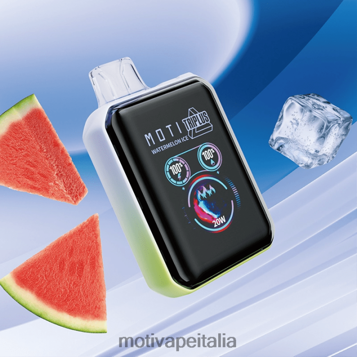 MOTI Vape Flavors Italia - MOTI Triplus Vape usa e getta da 20k (5%, 20000 sbuffi) 440BHX10 ghiaccio di anguria