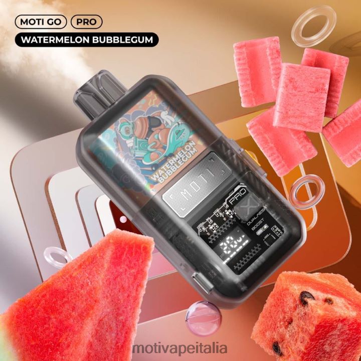 MOTI Vape Price - MOTI Go Pro vaporizzatore usa e getta (5%, 12000 boccate) 440BHX23 gomma da masticare all'anguria