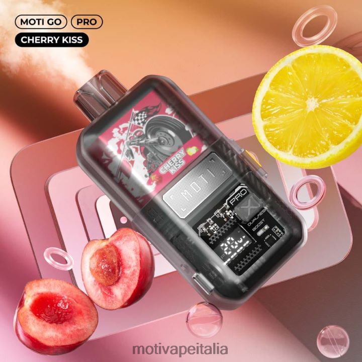 MOTI Vape Review - MOTI Go Pro vaporizzatore usa e getta (5%, 12000 boccate) 440BHX15 bacio alla ciliegia