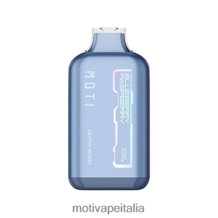 MOTI Vape Amazon - MOTI Ultra vaporizzatore usa e getta (5%, 6000 boccate) 440BHX29 lampone mirtillo