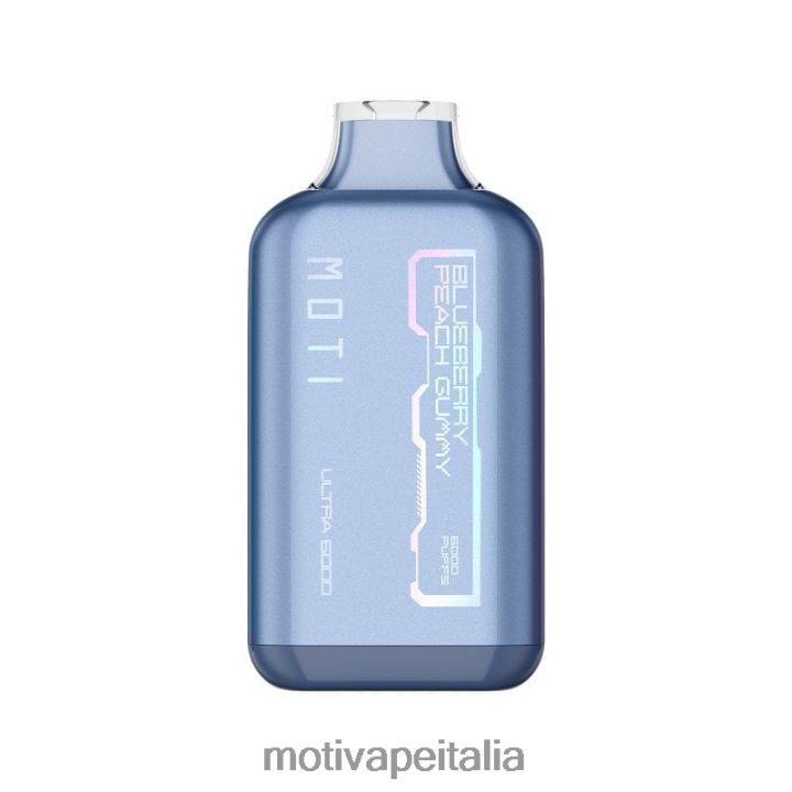 MOTI Vape For Sale - MOTI Ultra vaporizzatore usa e getta (5%, 6000 boccate) 440BHX28 gommose alla pesca e mirtillo