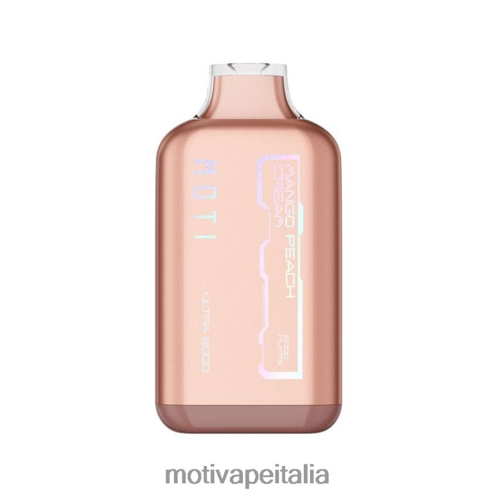 MOTI Vape Review - MOTI Ultra vaporizzatore usa e getta (5%, 6000 boccate) 440BHX35 crema di pesca al mango